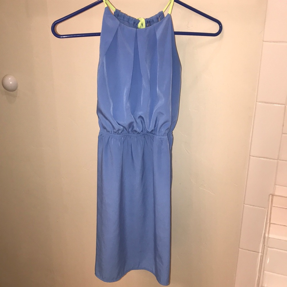 Blue casual dress